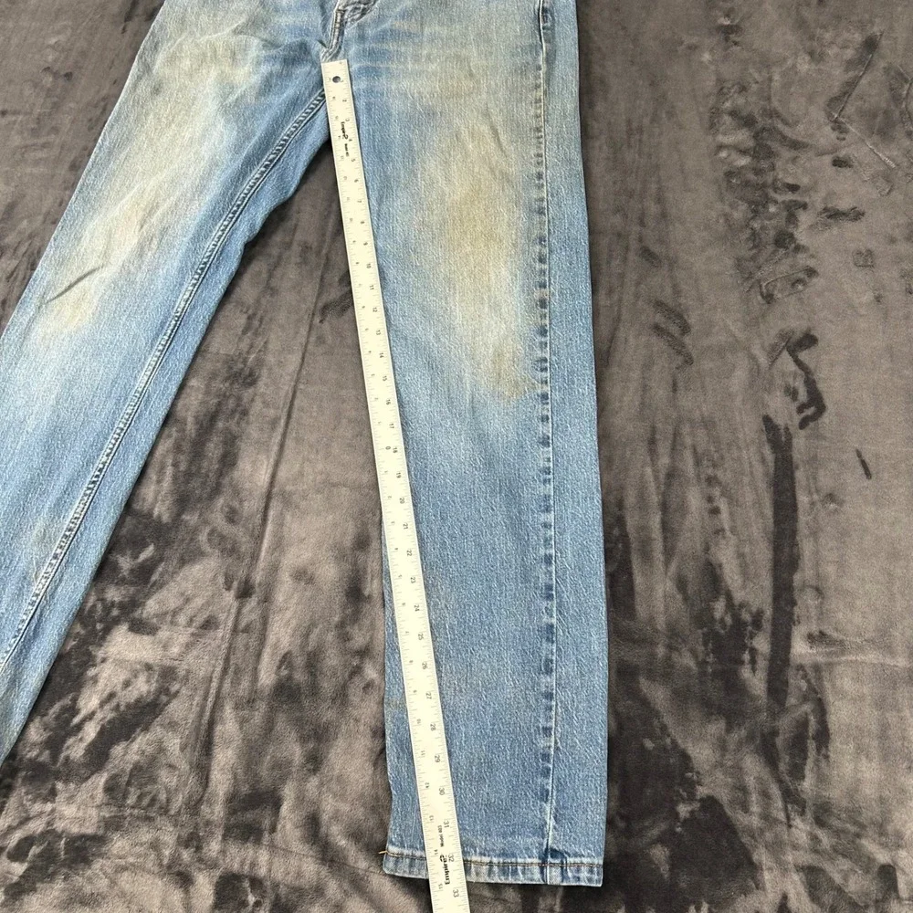 Levi's 505 Jeans Mens 32x34 Light Wash Regular Fit Straight Leg Denim 3272